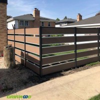 Waterproof WPC Garden Fence Panels for Outdoor