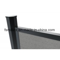 WPC Octagon Post Fence Wood Plastic Aluminium Fencing System Panel