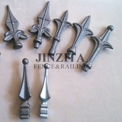 Wrought Iron Spearheads Die Cast Iron Hardware for Fence